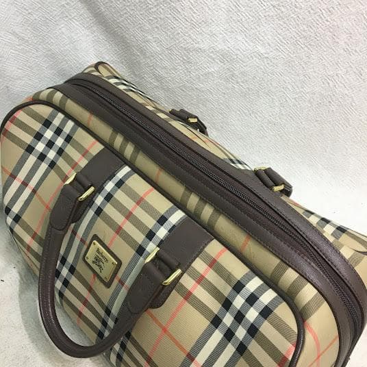 Burberrys バーバリー ボストン チェック柄 旅行鞄