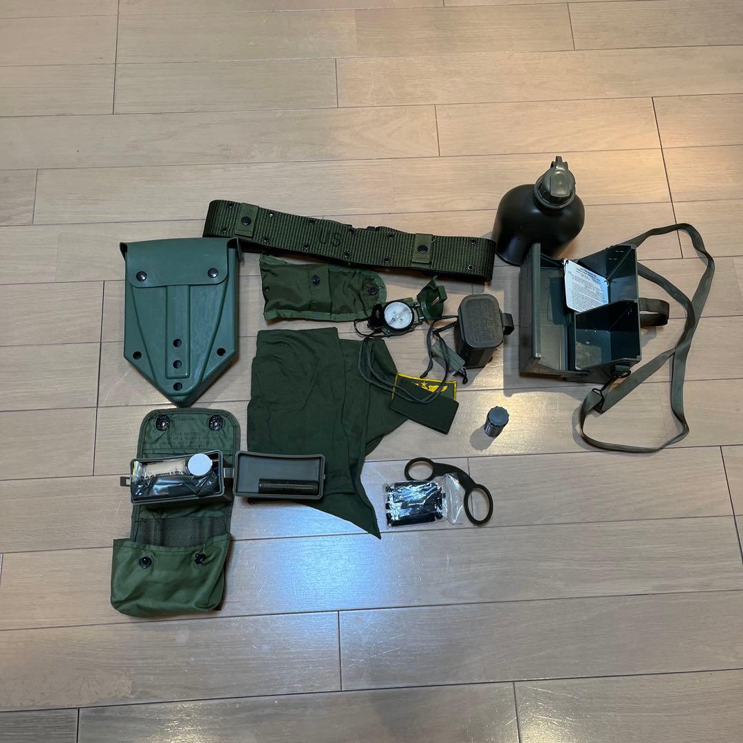 米軍放出品、実物中古個人装備一式