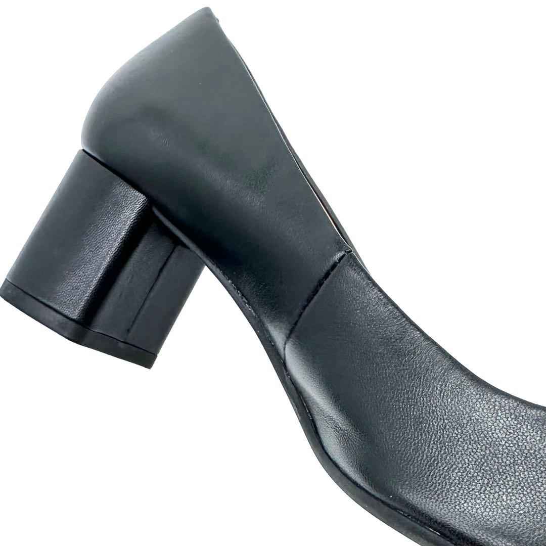 ほぼ未使用✨トリーバーチ BENTON レザー パンプス サークルロゴ 24cm