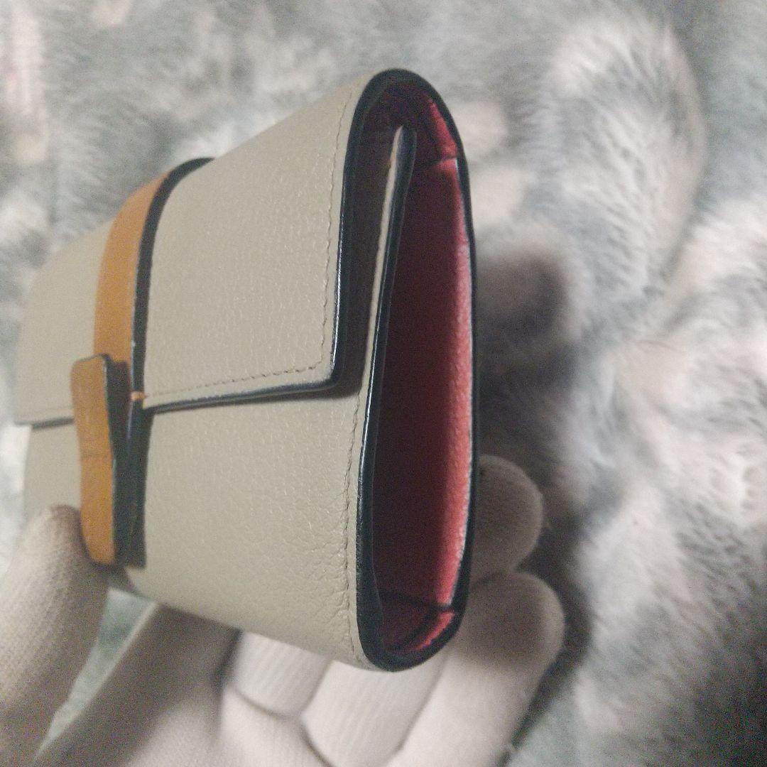 ロエベLOEWEバーティカルウォレットアナグラム　グレージュ