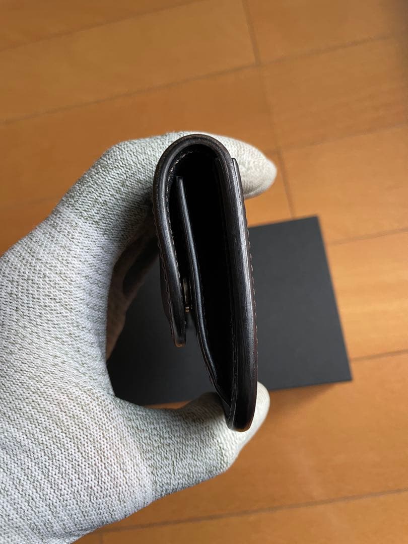 ラストクロップス　タング　シェルコードバン　ブラック　スタンプver