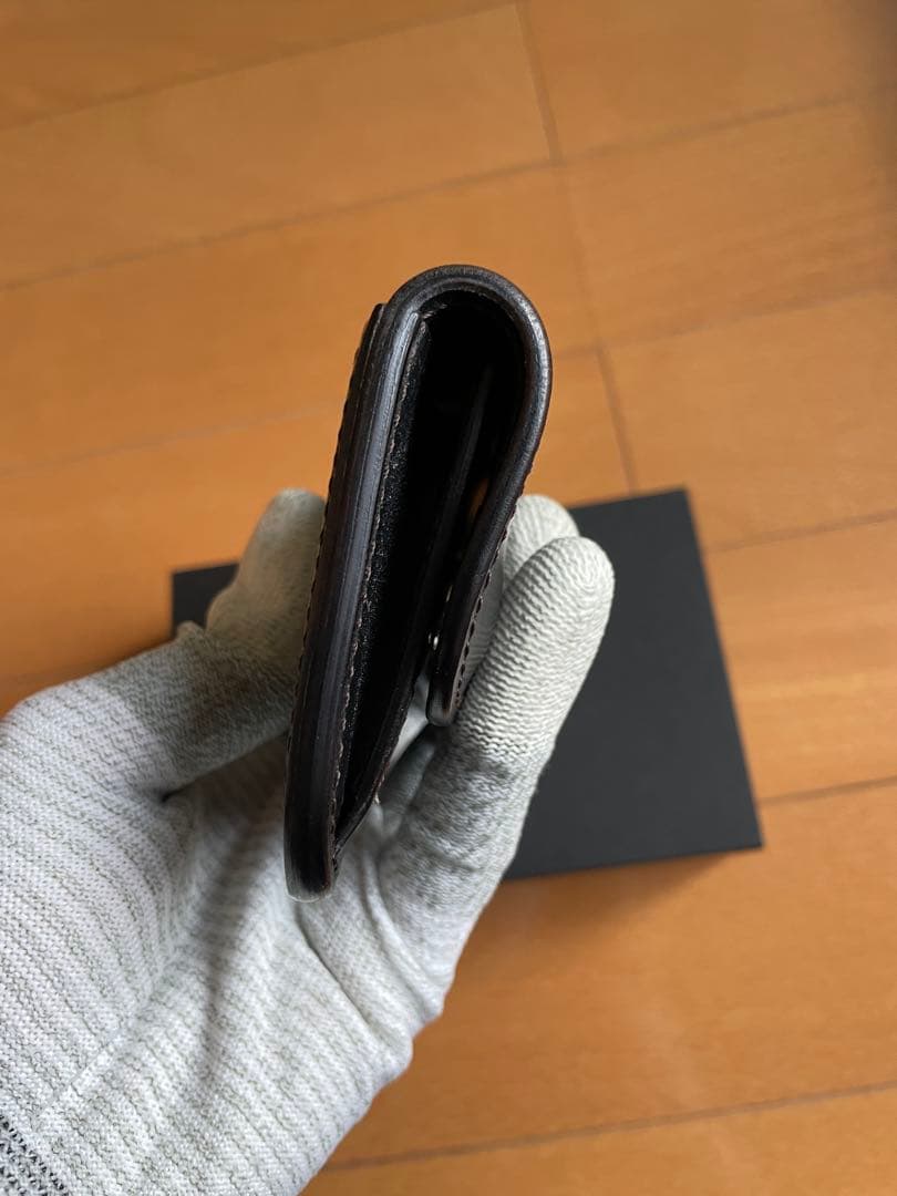 ラストクロップス　タング　シェルコードバン　ブラック　スタンプver