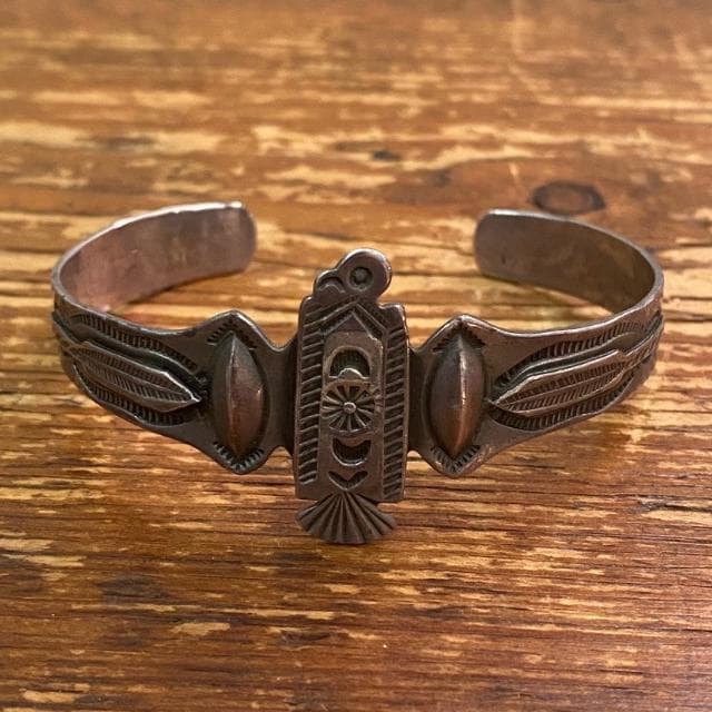 20s~40s ヴィンテージ Navajo ナバホ族 サンダーバード バングル