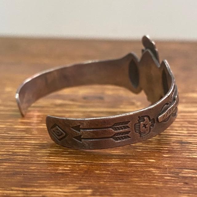 20s~40s ヴィンテージ Navajo ナバホ族 サンダーバード バングル