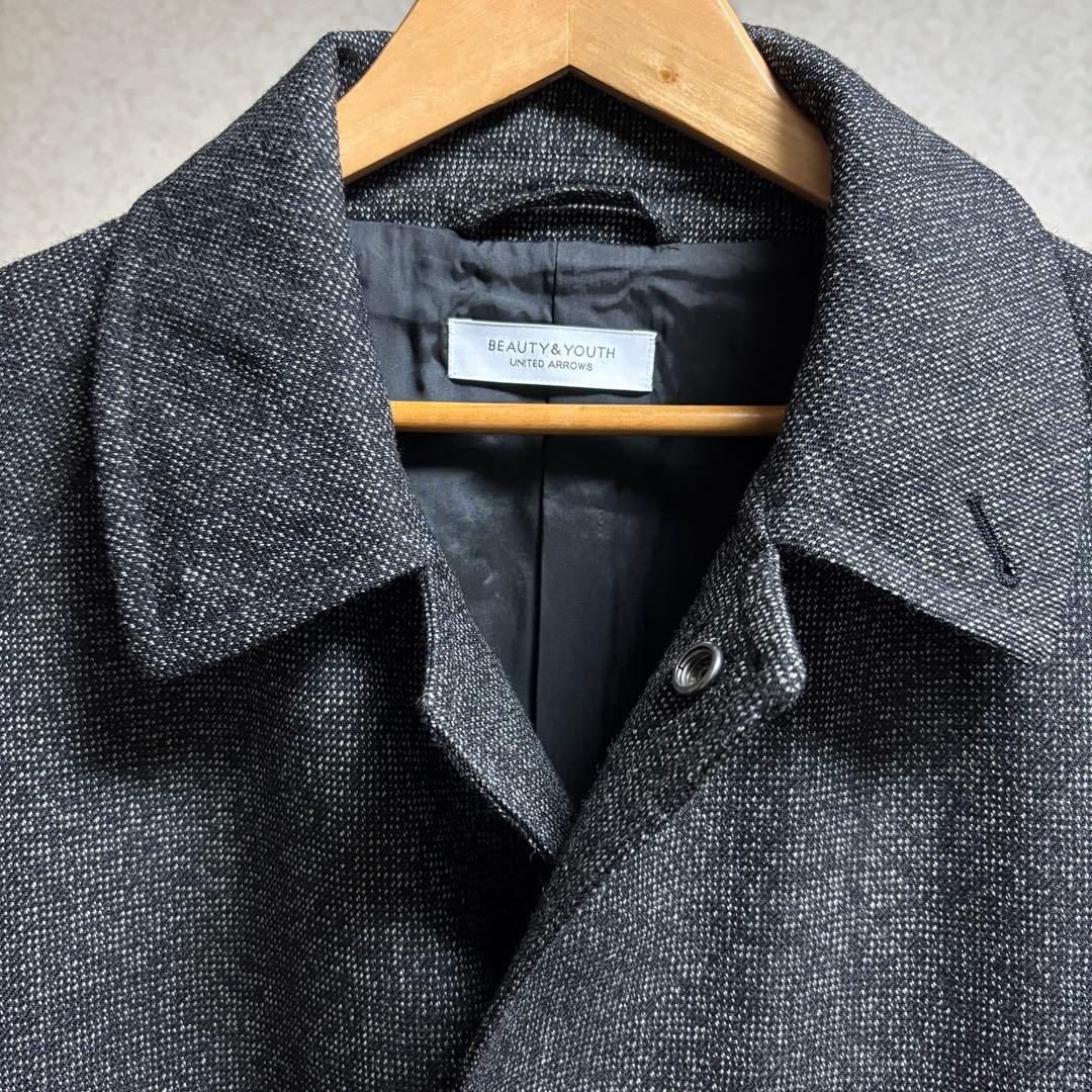 BEAUTY&YOUTH ユナイテッドアローズ シェットランド バルカラーコート