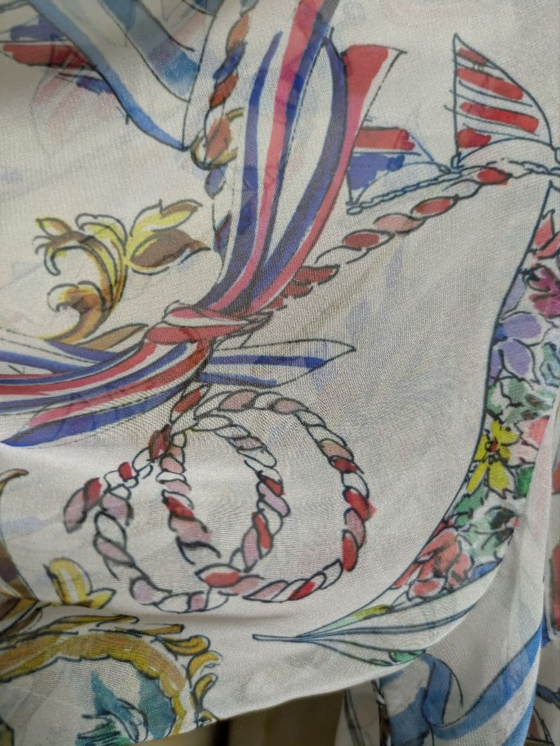 マリンPTリボンタイブラウス