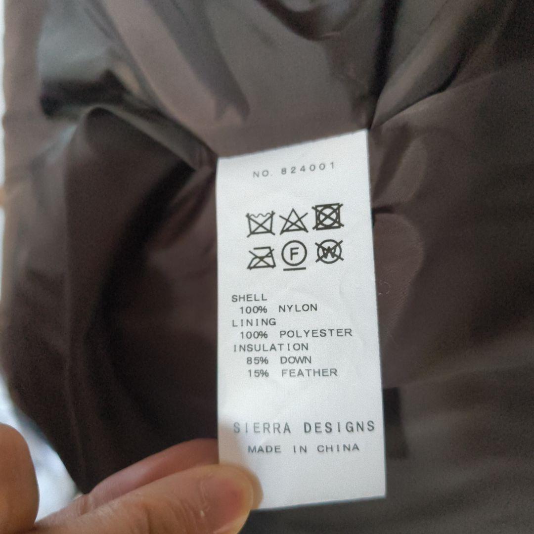 【美品】SIERRA DESIGNS ダウンジャケット※購入後即発送
