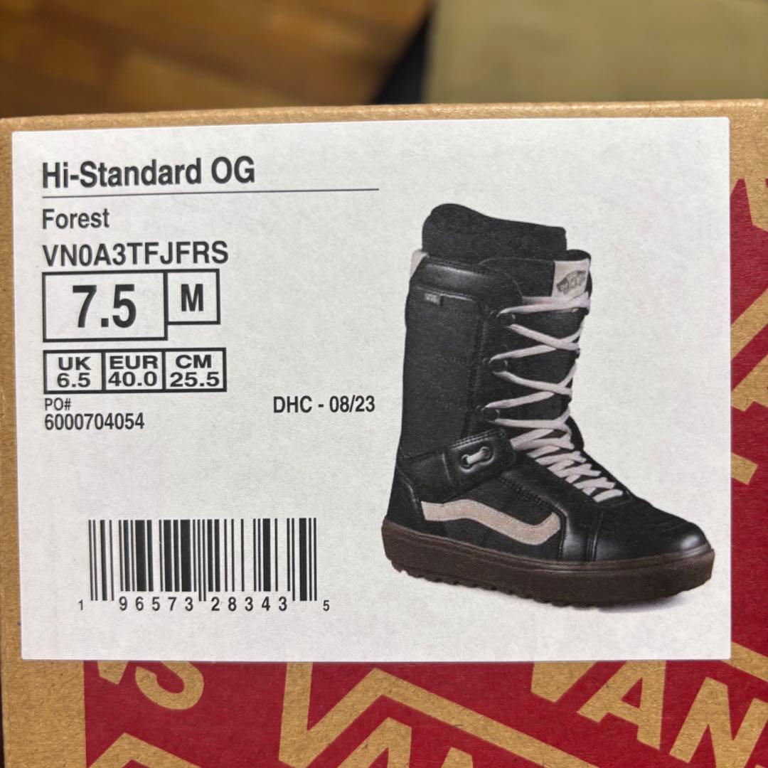 VANS スノーボード ブーツ MN Hi-Standard OG 25.5