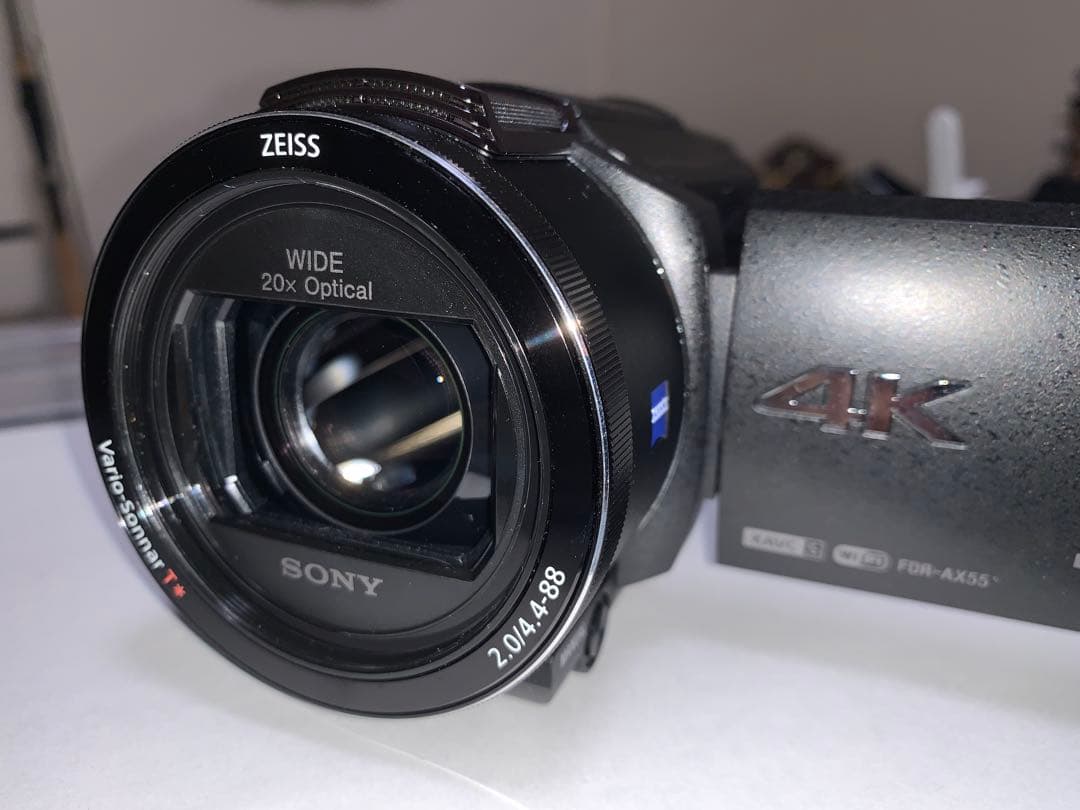 名機 SONY FDR-AX55 空間光学手ぶれ補正4K ビデオカメラ