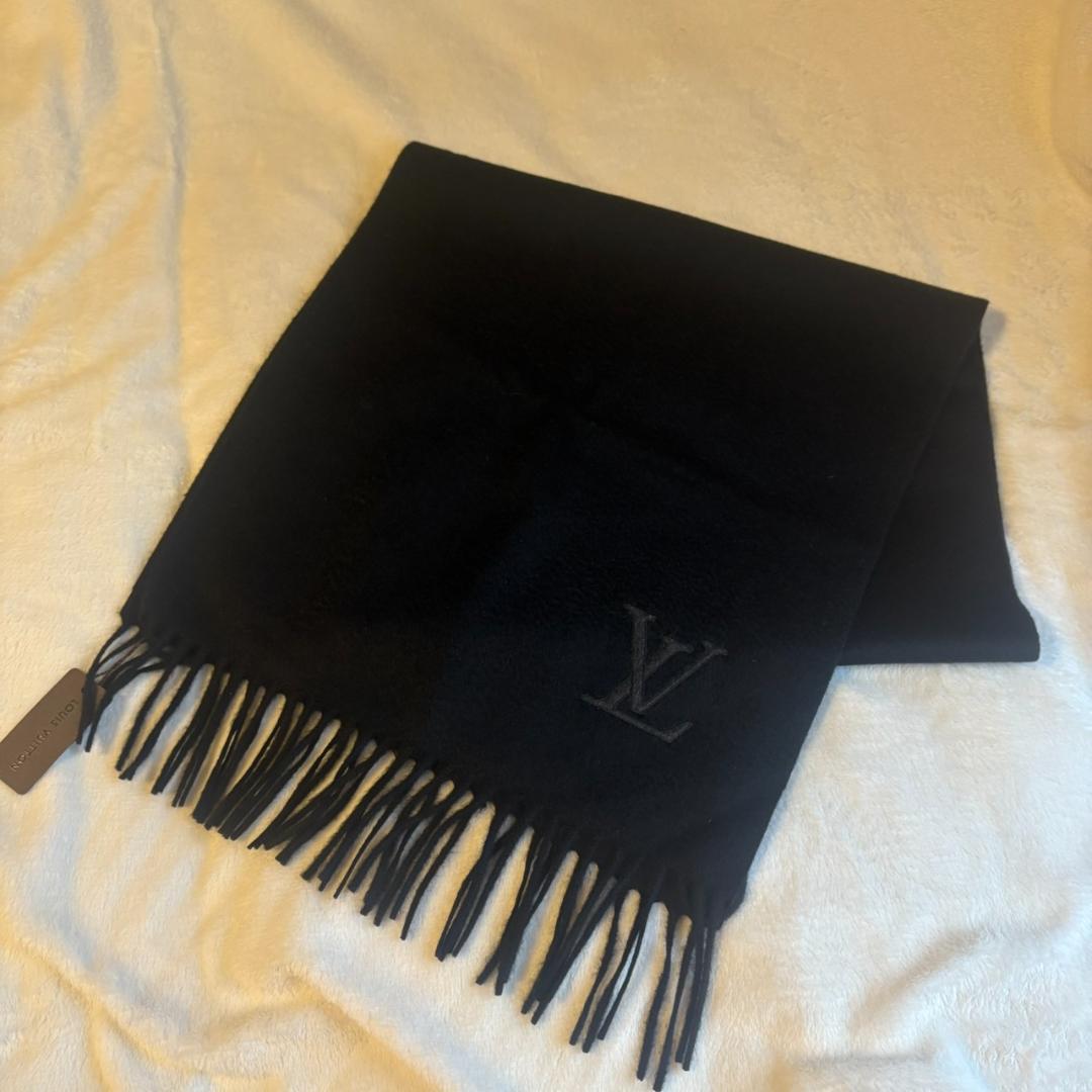 【最終値下げ】ルイ・ヴィトン ブラック マフラー