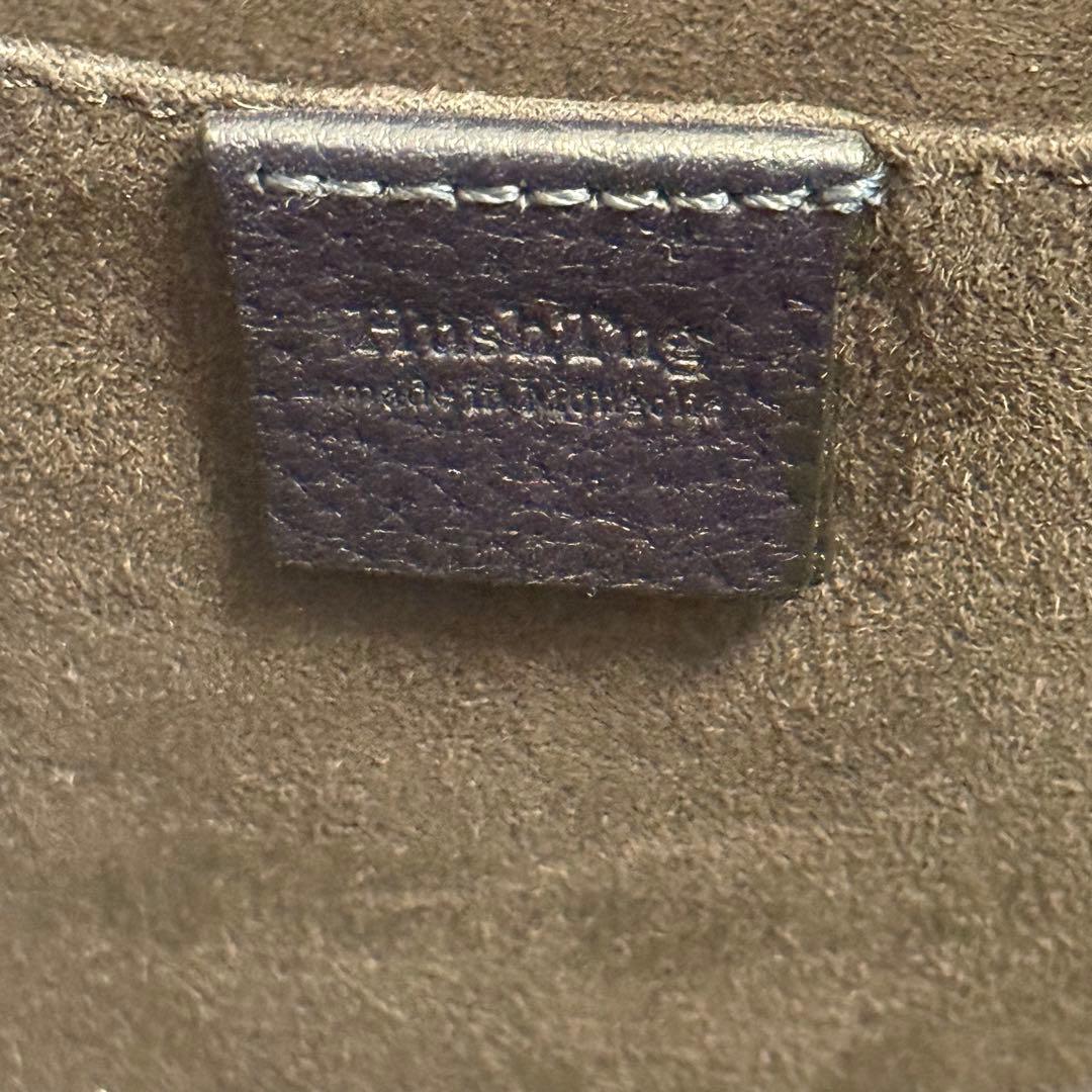 と*ー様 HushTug ハッシュタグ ビジネスバッグ レザートートバッグ ネイ