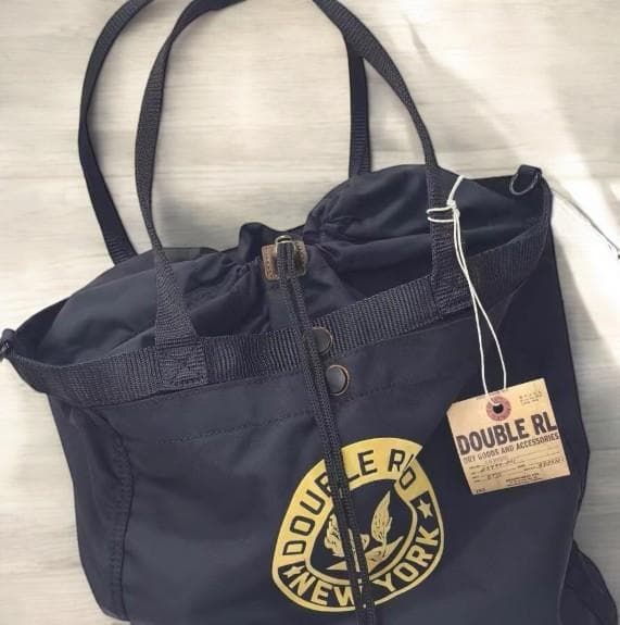 takayuki2412送料　DOUBLE RL トートバッグ BLACK