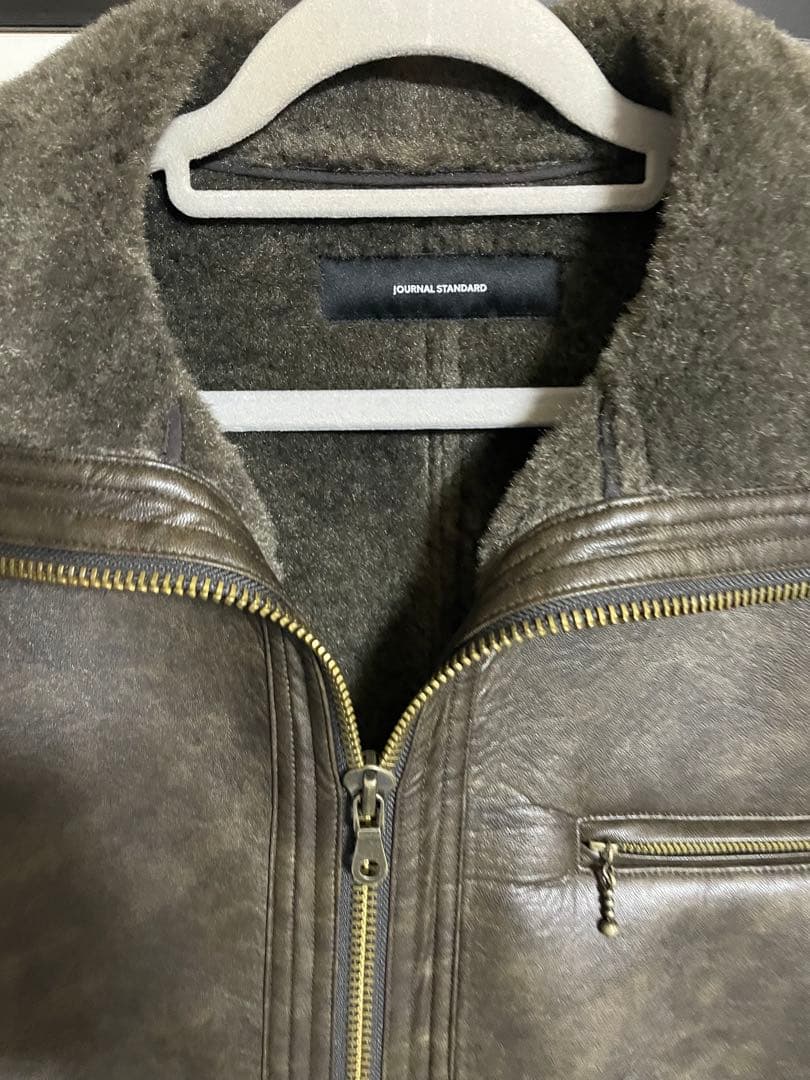 《WEB限定追加》フェイクレザーボアブルゾンJOURNAL STANDARD