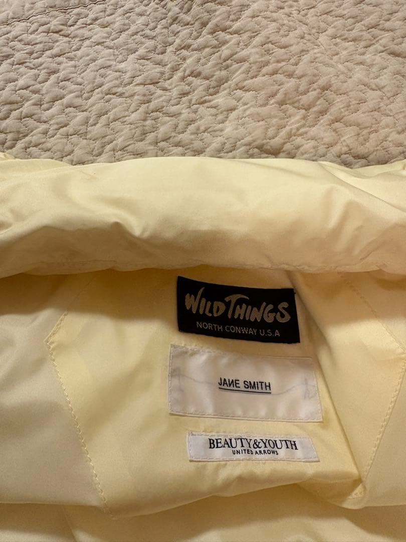 WILD THINGS JANESMITH B&Y ショートダウンベスト