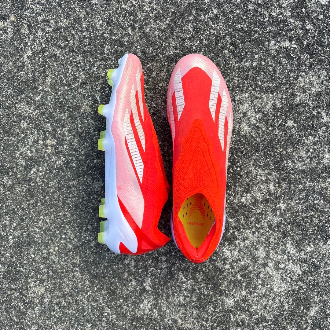 adidas X crazy fast FG紐なし27cm
