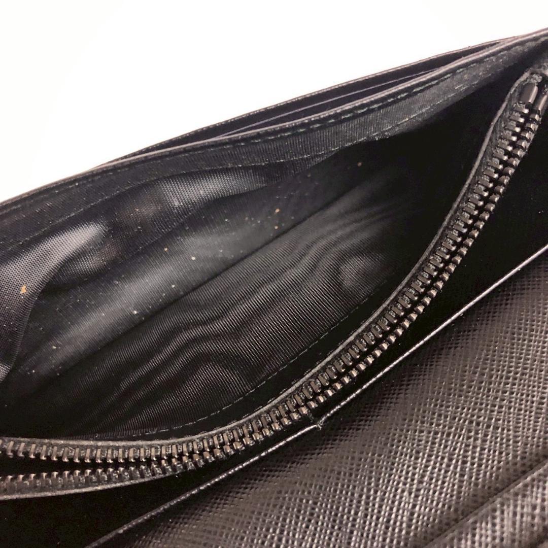 PRADA プラダ 長財布 ブラック 小物 メンズ ブランド