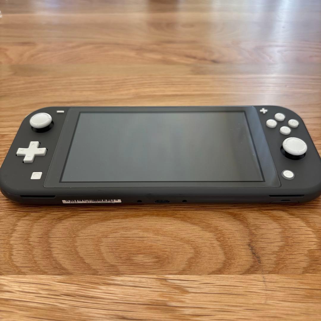 【美品・大人使用】Switch Lite グレー 本体【スティック公式整備済】