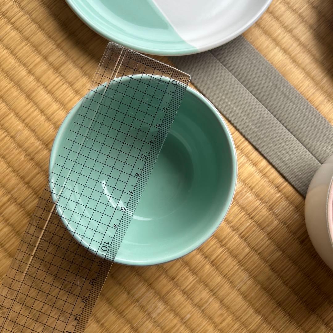 ルクルーゼ　スフィアプレート　ライスボウル　バイカラー