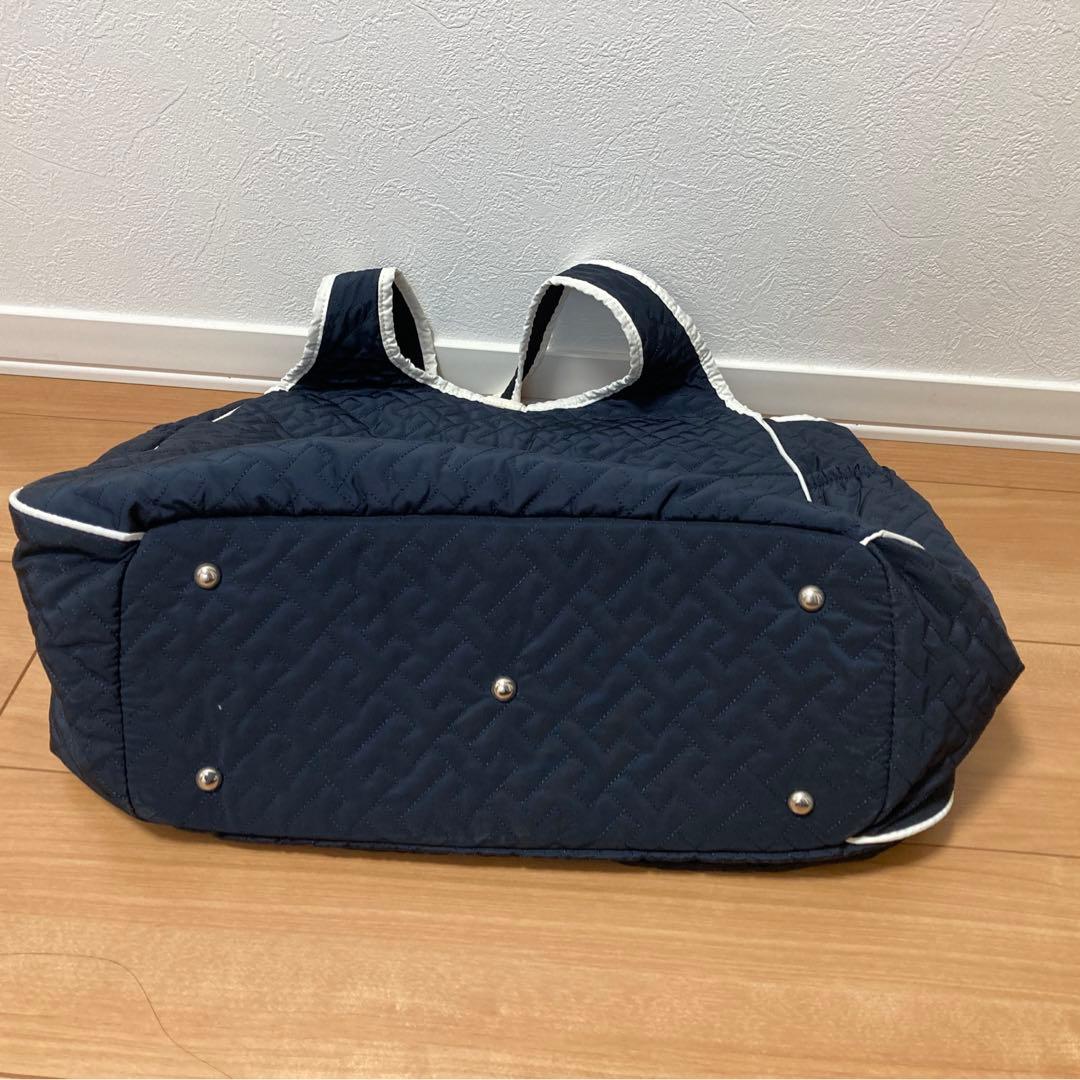 【新品】  ネイビー キルティング ゴルフバッグ