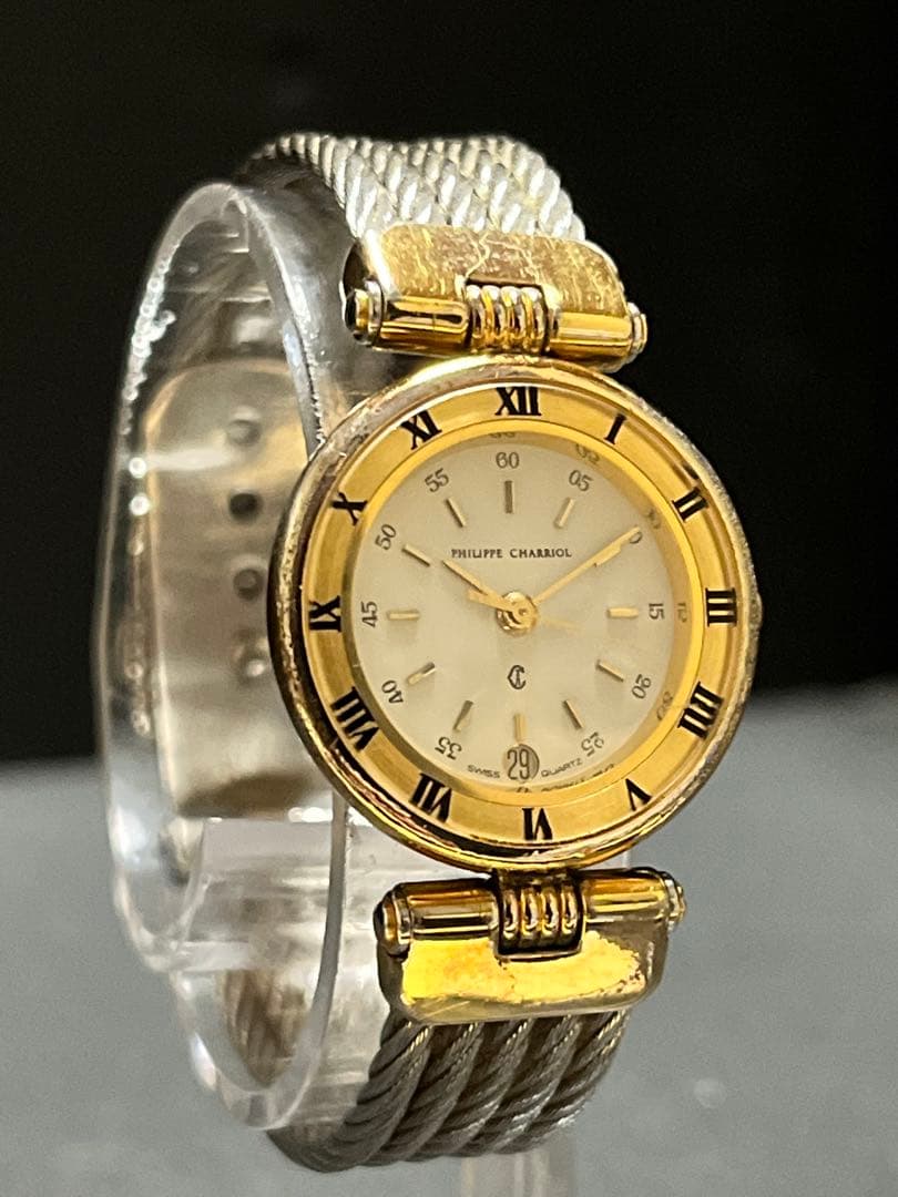 ★超美品！フィリップシャリオール レディース腕時計　動作良好
