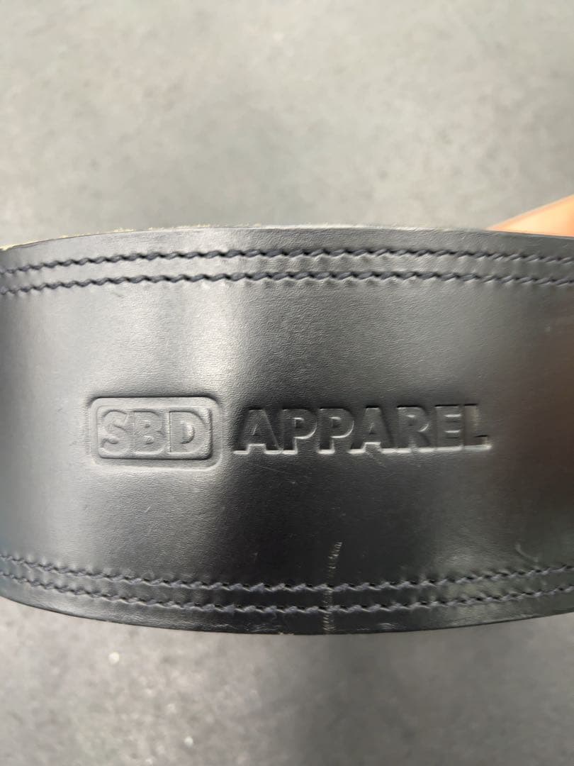 SBD トレーニングパワーベルト 黒/赤 Lサイズ