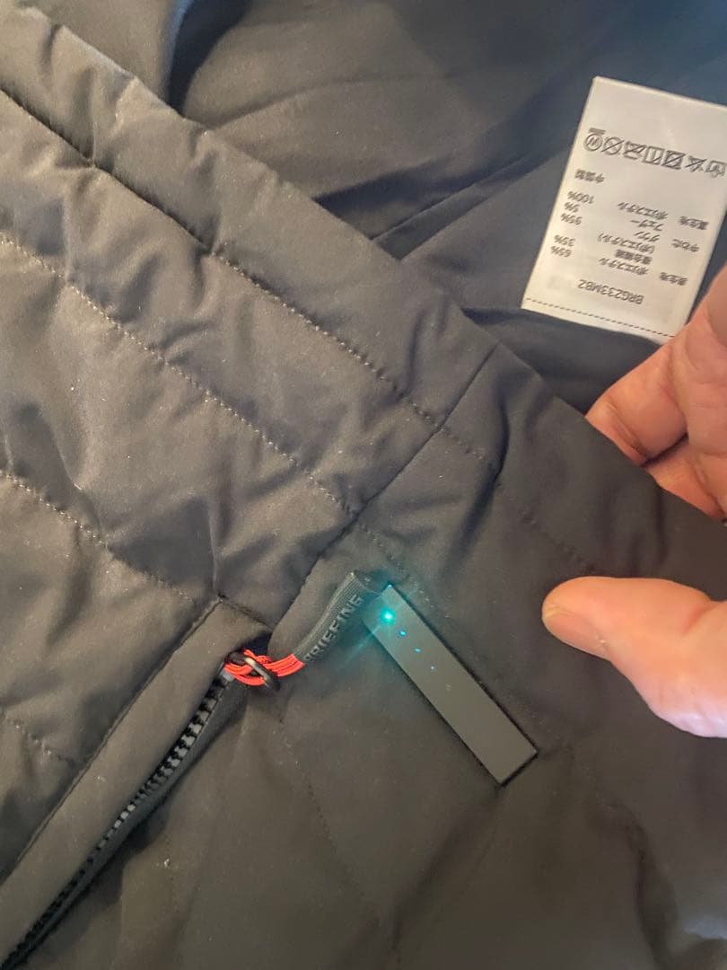 BRIEFING GOLF×TAION コラボダウン　電熱ダウンL