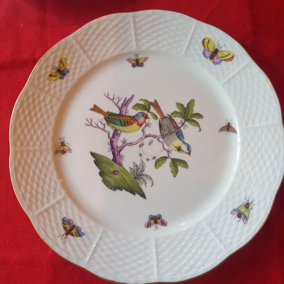 ヘレンドロスチャイルドバードディナー皿5枚セット