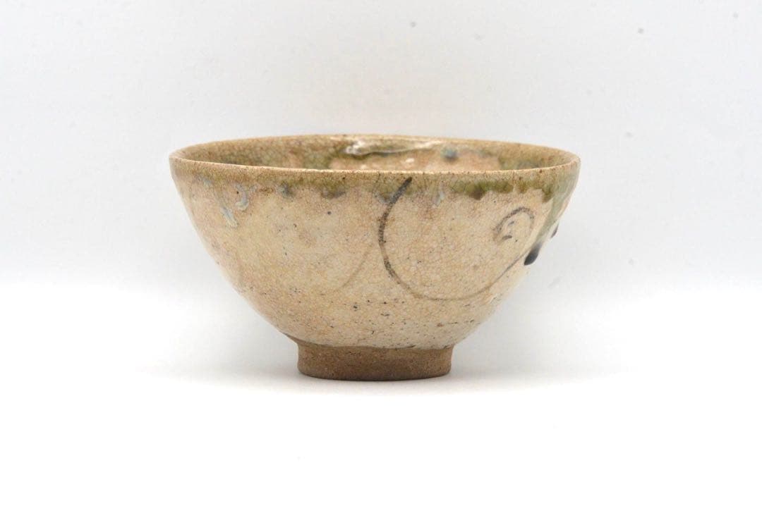 弥七田織部　茶碗　江戸時代　検索　魯山人　志野　唐津　茶入　抹茶