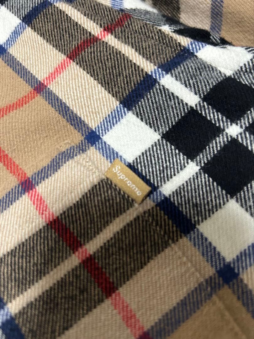 K*I様 SUPREME 18fw Flannel Shirt Burberry