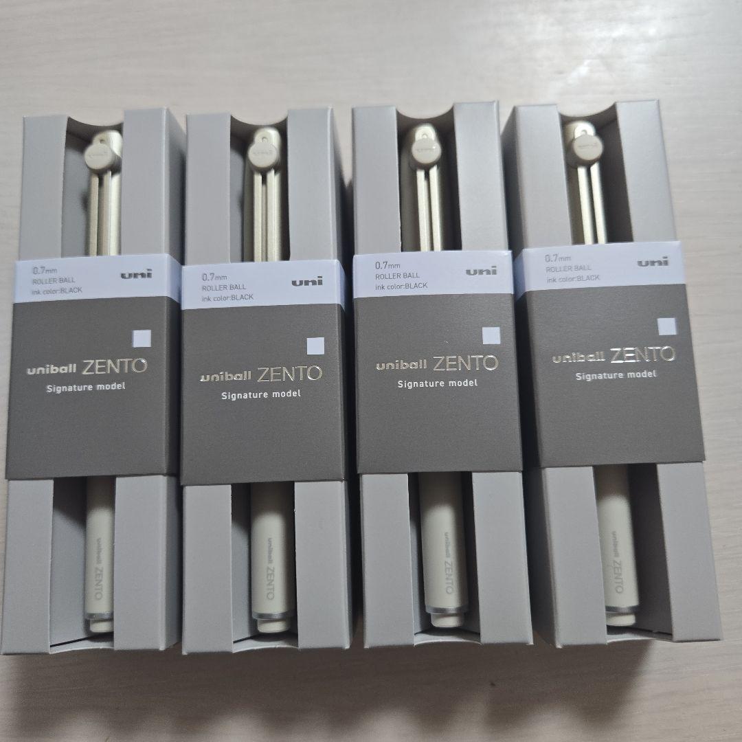 新色 4本セット Cゴールド ユニボール ゼント zento シグニチャーモデル