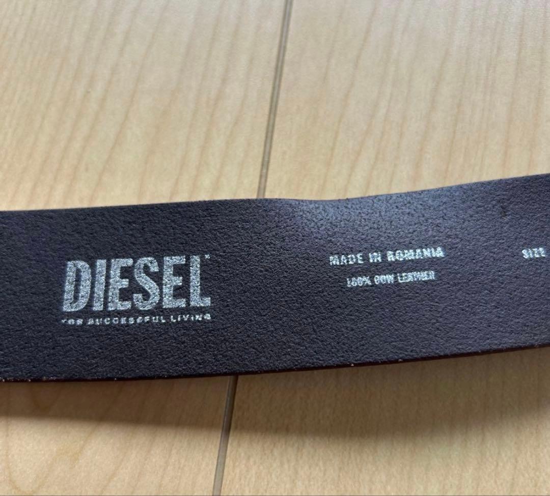 DIESEL ブラウン　ベルト 90/36