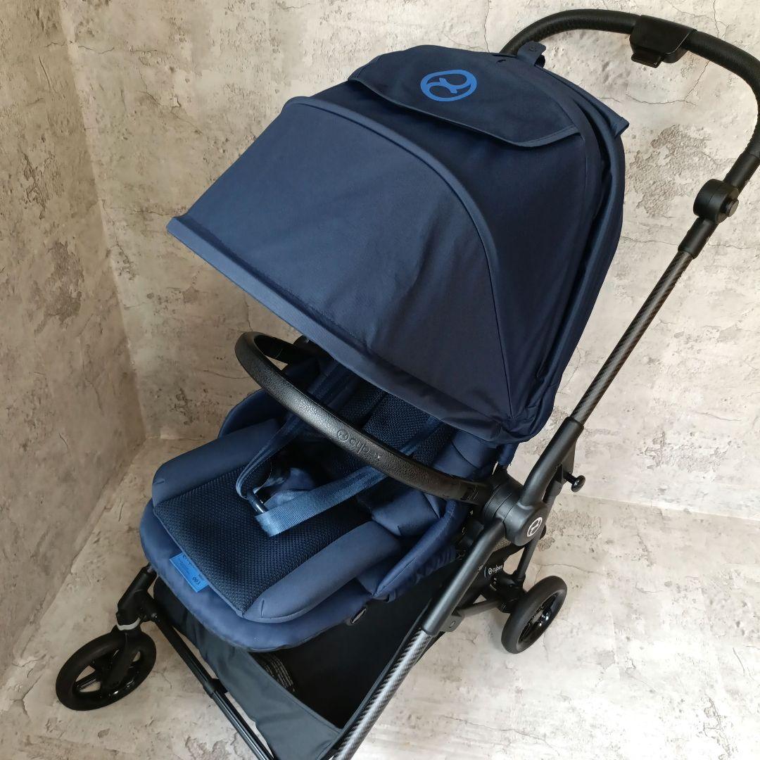 【美品】サイベックス Cybex Gold 003 ベビーカー メリオ カーボン