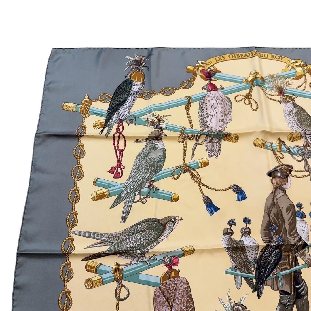 ◇エルメス◇シルク/カレ90/王の鳥たち/スカーフ/タグ付き