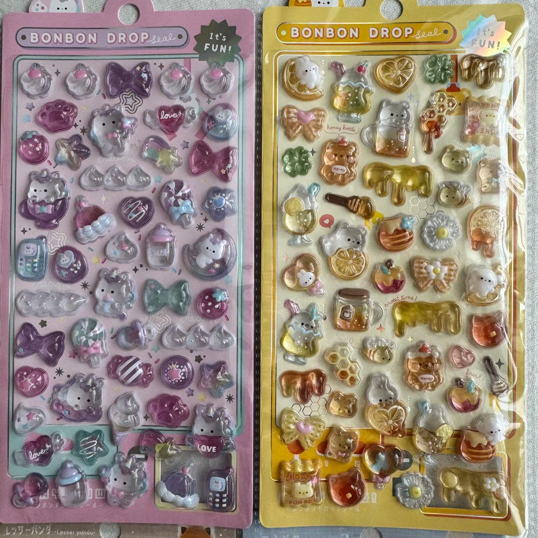 【ボンボンドロップシール】6点セット