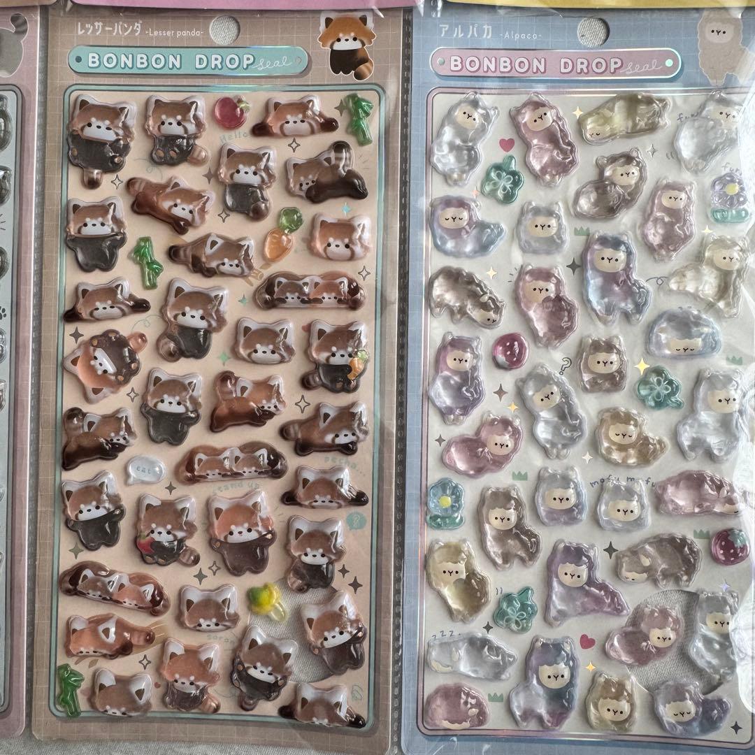 【ボンボンドロップシール】6点セット