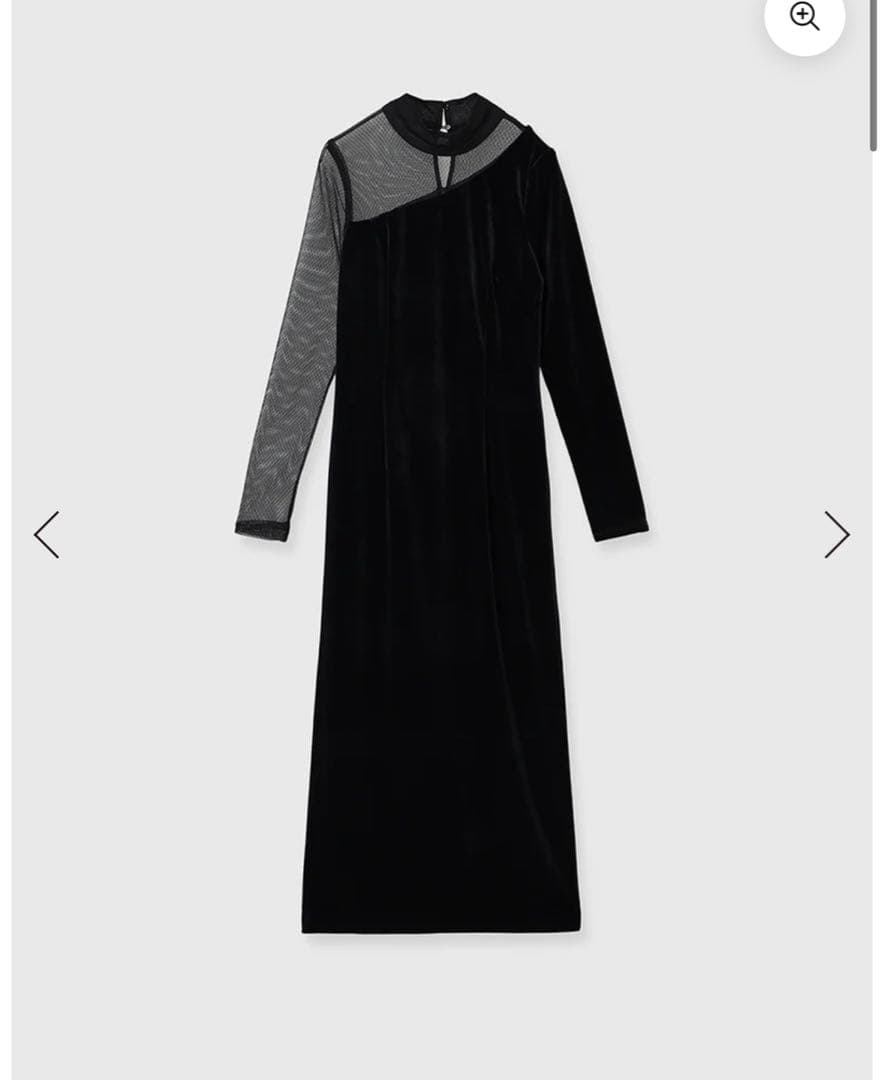 anuans シアーコンビタイトワンピース