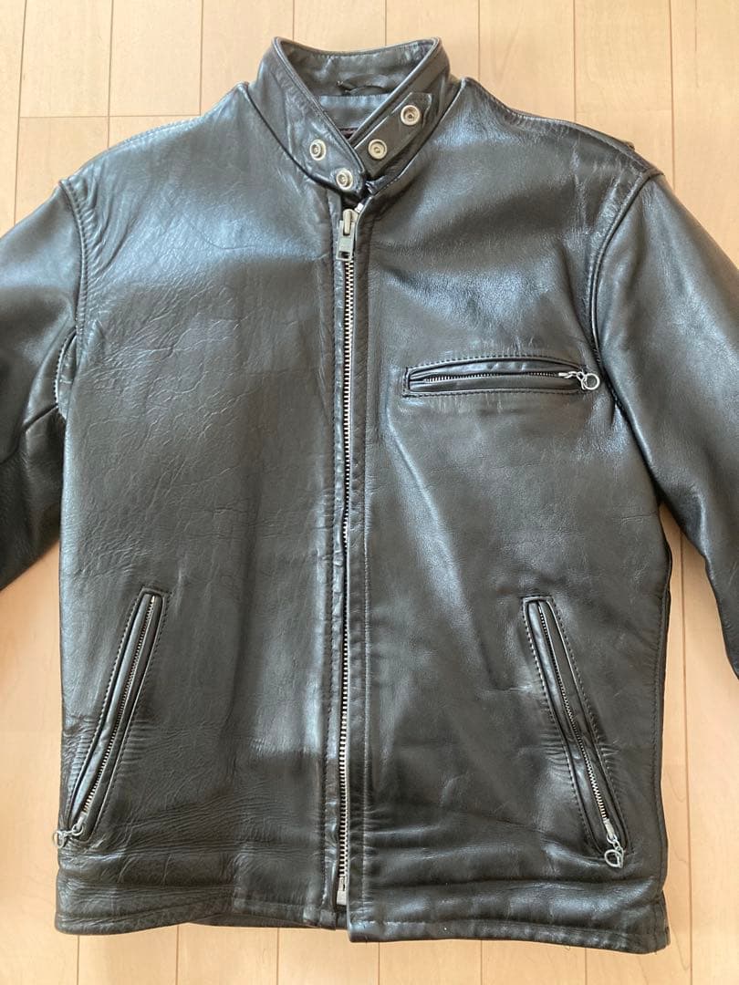 schottのシングルライダース　レザージャケット　サイズ:36