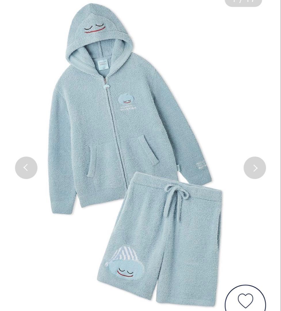 ドラクエ ジェラピケ パウダースライムパーカ＆ハーフパンツセット M-Lサイズ