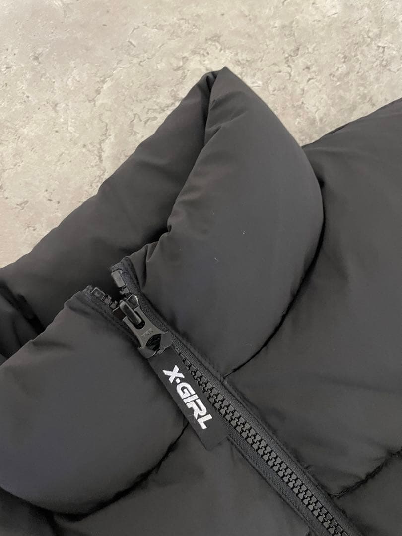新品X-girl ダウンベスト　M size/BLACK
