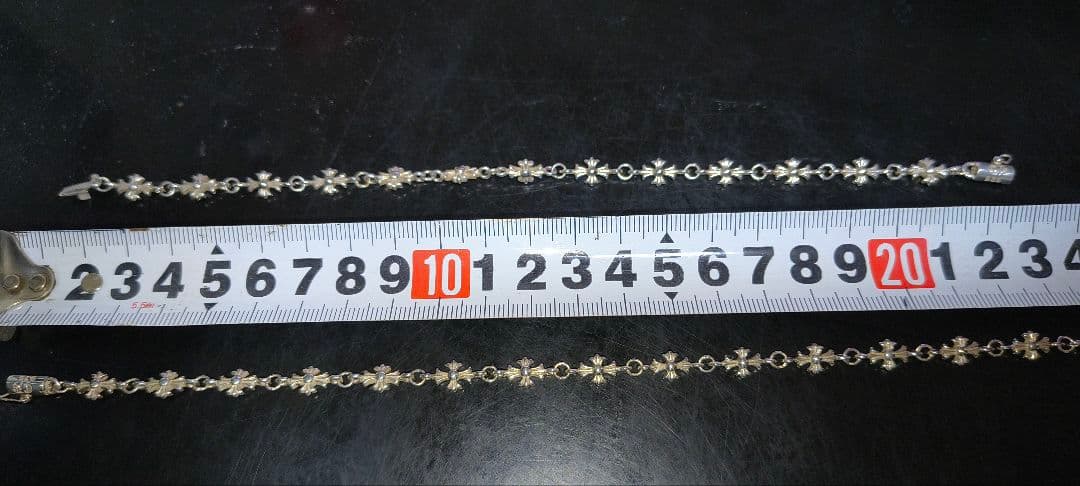 シルバー タイニータイプ ネックレスとブレスレットセット