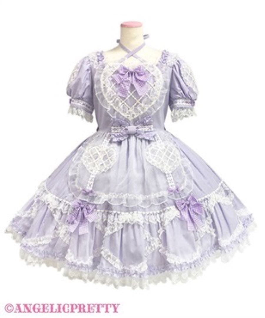 angelic pretty cupid cafeワンピース ラベンダー