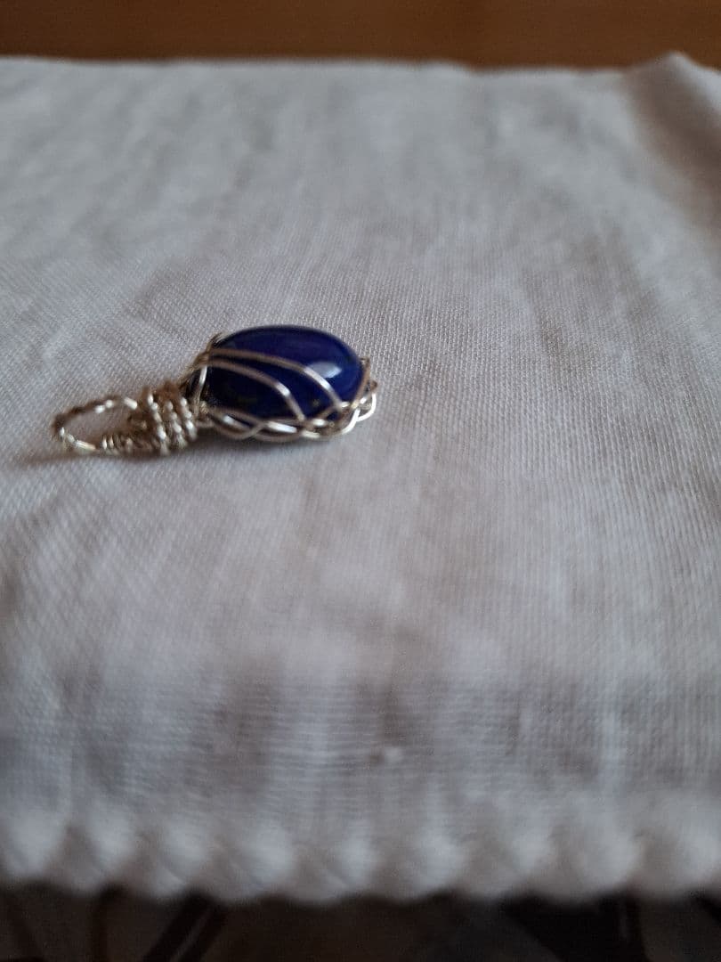 ラピスラズリ　ハンドメイドチャーム