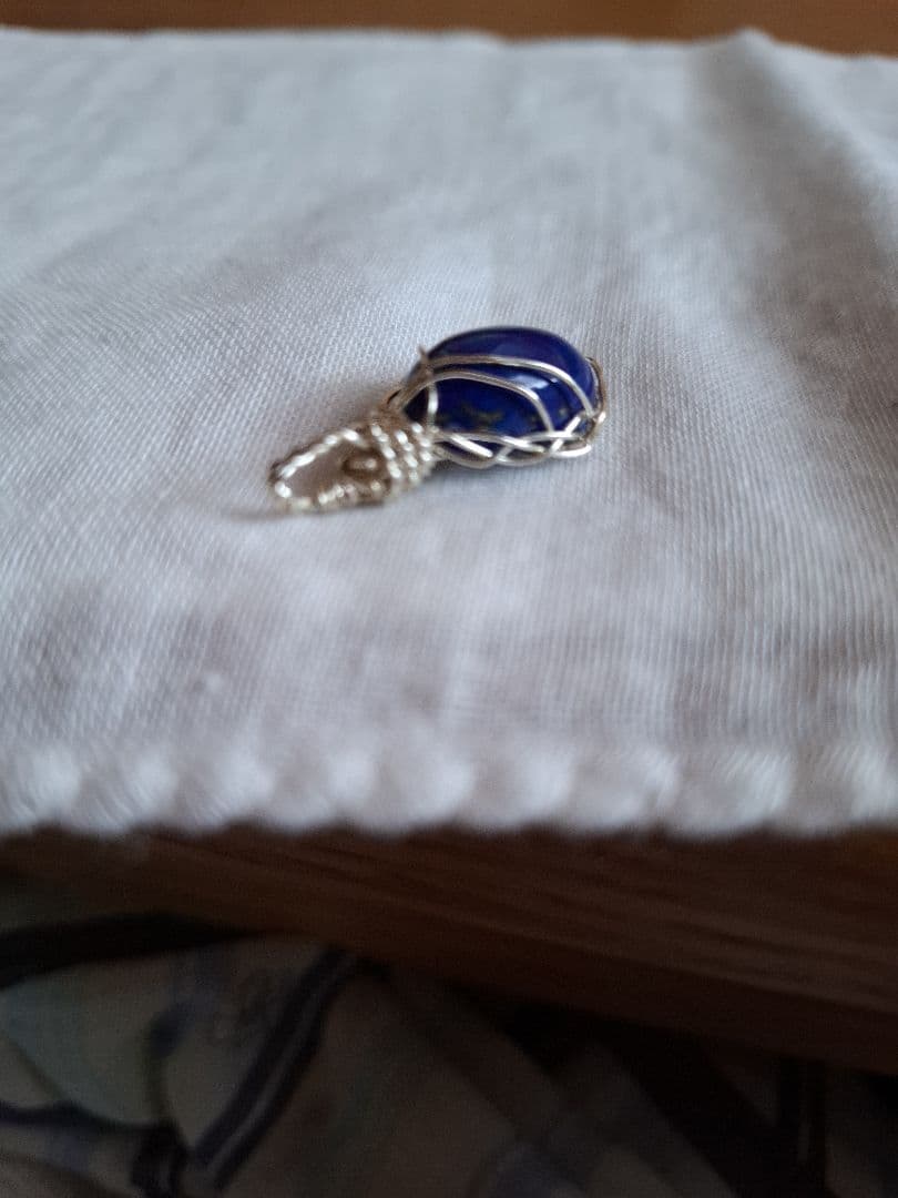 ラピスラズリ　ハンドメイドチャーム