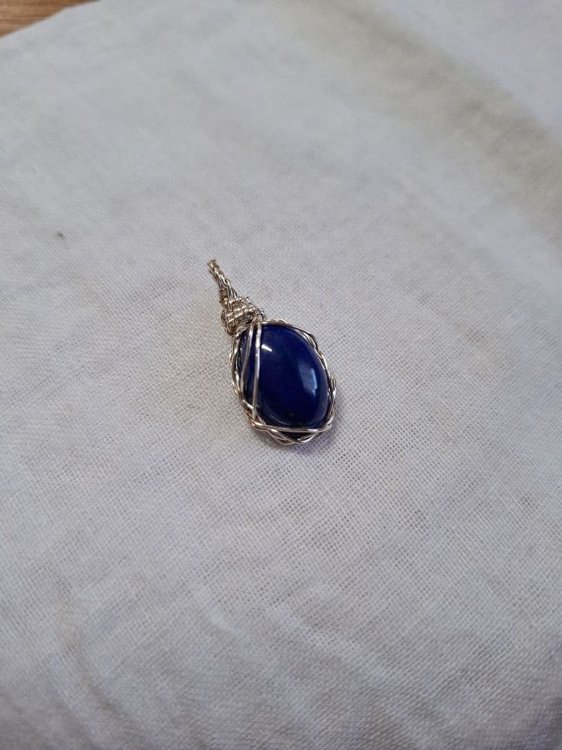 ラピスラズリ　ハンドメイドチャーム