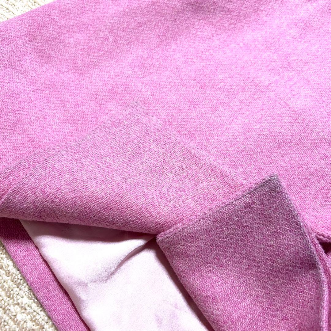 nana jacqueline コート リボン　ピンク ダブルブレスト ビジュー