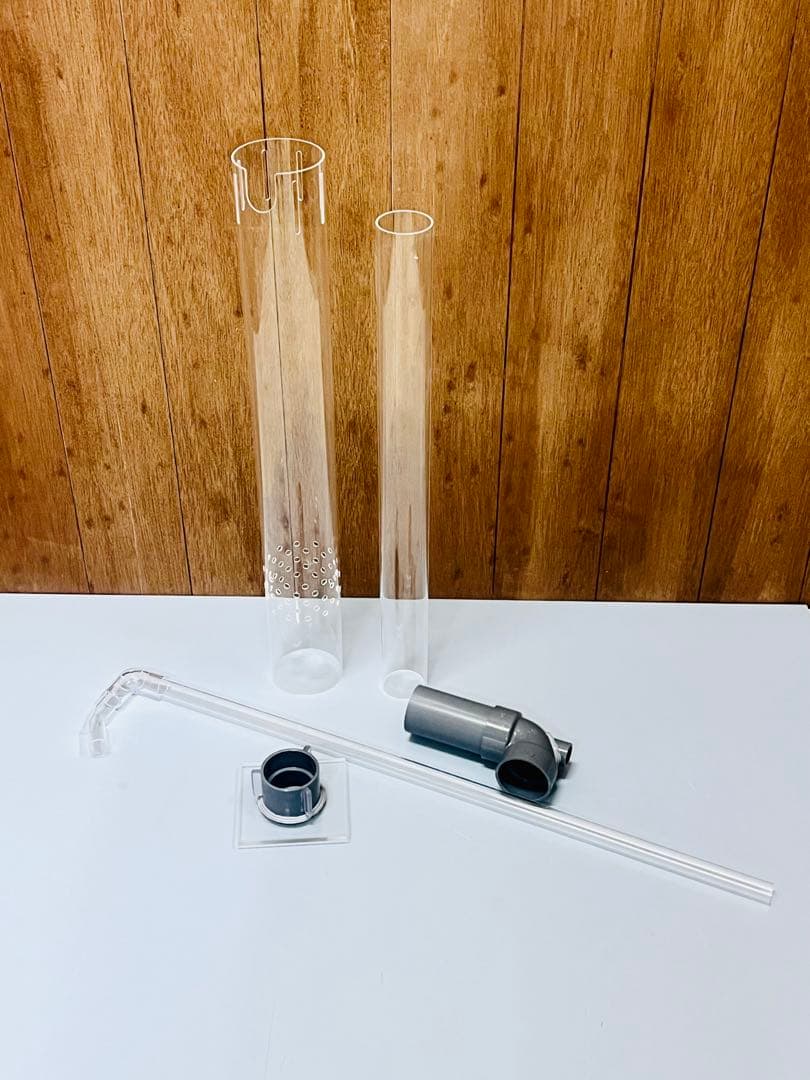 アクリル水槽オーバーフロー加工用 アクリル三重管配管セットH600用　40-13