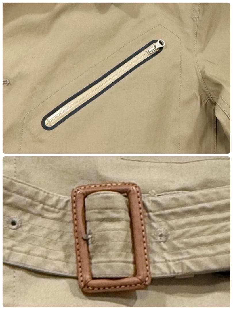 【美品】nanamica GORE-TEX トレンチコート M ベージュ 防水