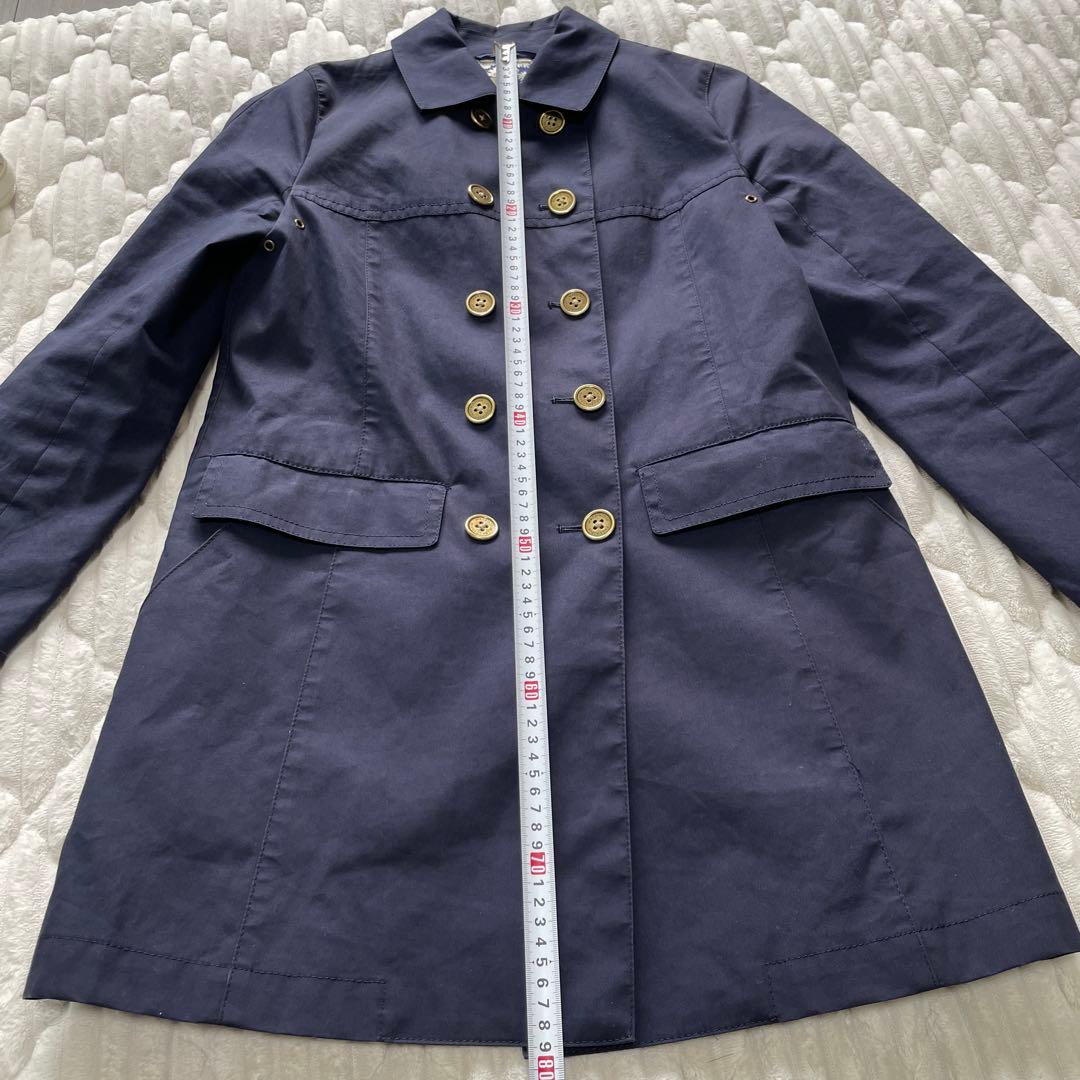 マッキントッシュフィロソフィー　 ステンカラーコート　ネイビー　紺　38 M