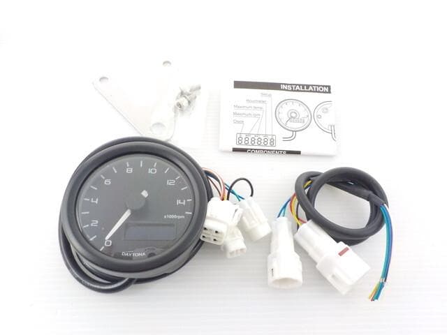e001●○デイトナVELONA60タコメーター15000RPM12V（001）
