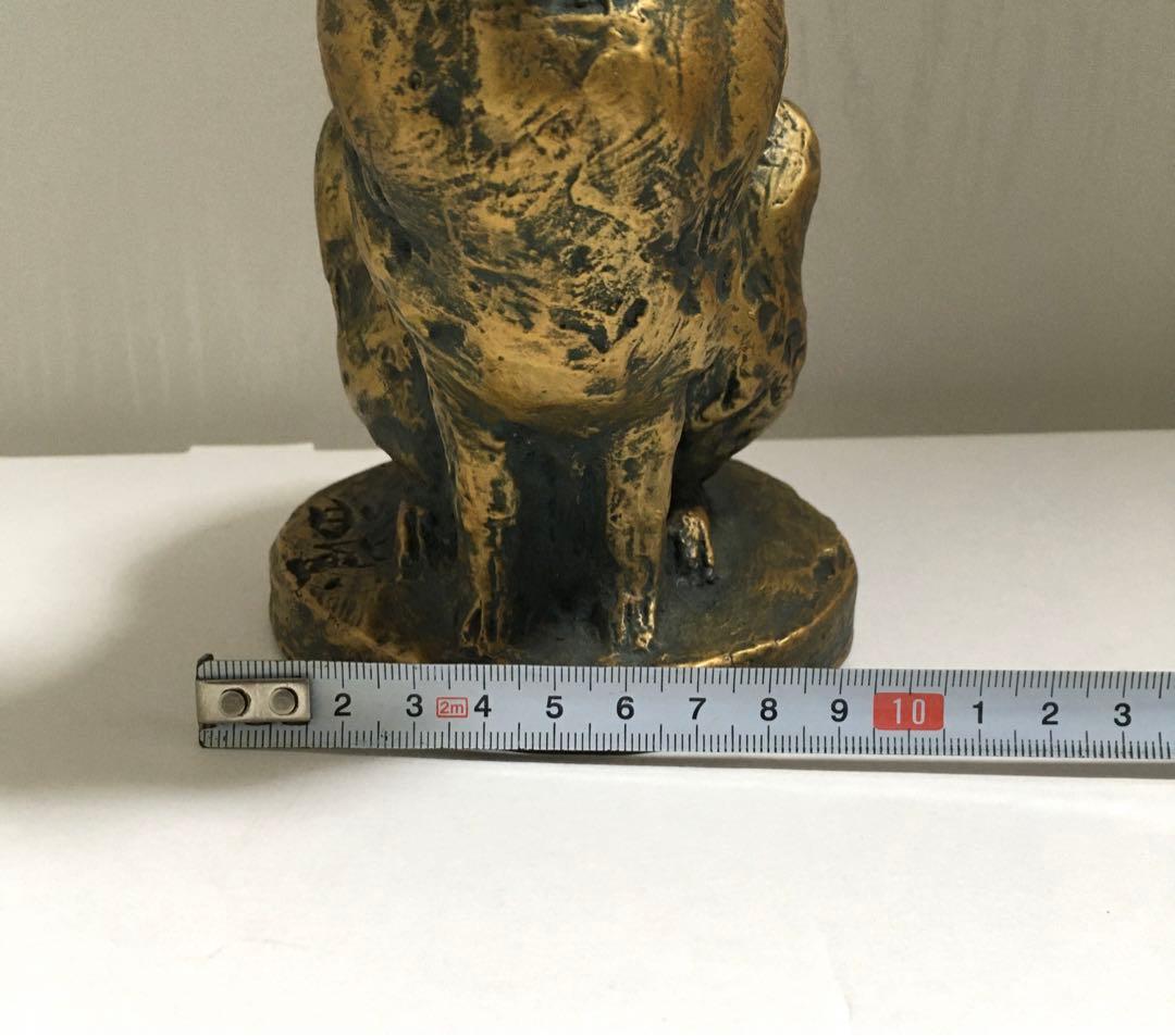 有名作家 北村西望 ブロンズ 和 兎 ウサギ 約1.5kg